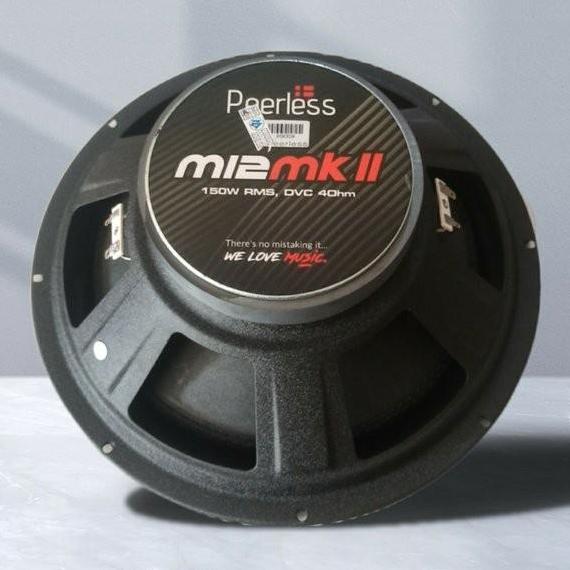 Promo Subwoofer Peerless M12MKll - DOUBLE voice coil 12 inch M12 MKll Diskon