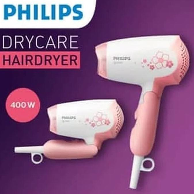 Hair Dryer Philips day care Mini 400watt Philips DryCare HairDryer HP8108 - Pink