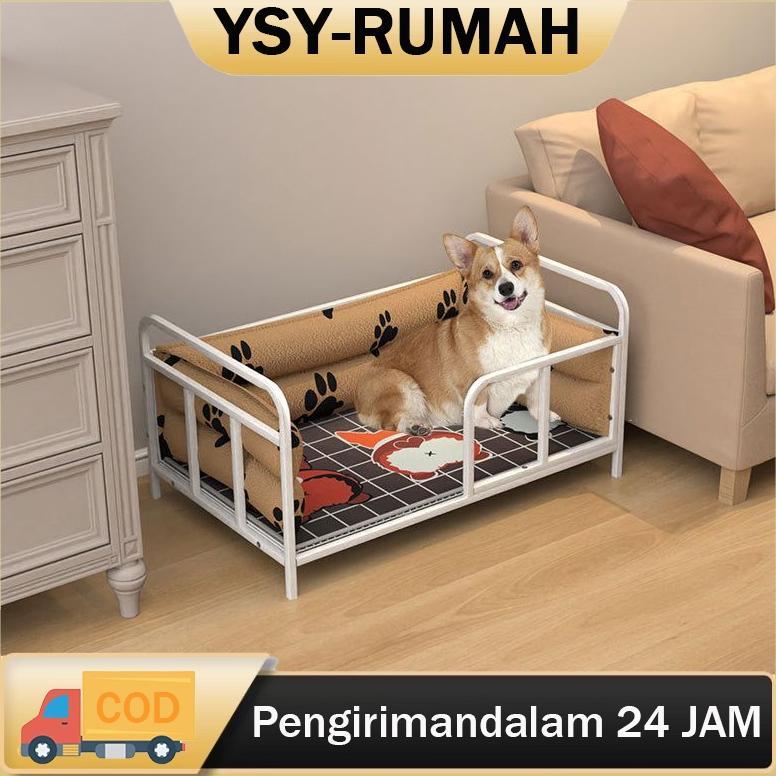 [TOPP] Tempat Tidur Anjing Tempat Tidur Hewan Peliharaan Anjing Berukuran Sedang Tempat Tidur Berkem
