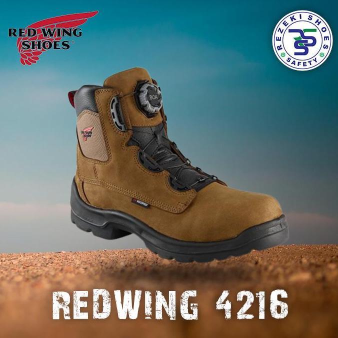 Sepatu Safety Redwing 4216 - Safety Shoes Redwing 4216 Pria Besi - SEPATU SAFETY terlaris