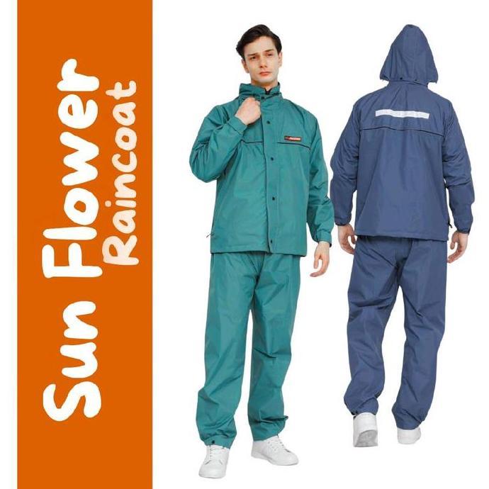 (SM) Jas Hujan Sunflower ukuran XXXXl / jumbo
