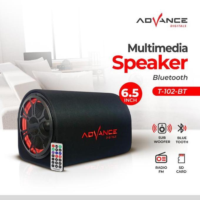 Speaker Aktif Advance T-102BT 6,5 INCH Bluetooth Radio / Speaker Bluetooth / Subwoofer Speaker Aktif