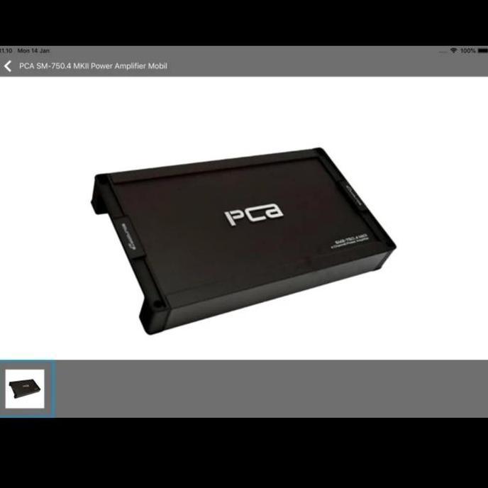 Promo power PCA sm2-750.4 MKII power amplifier mobil pca sm 750 Diskon