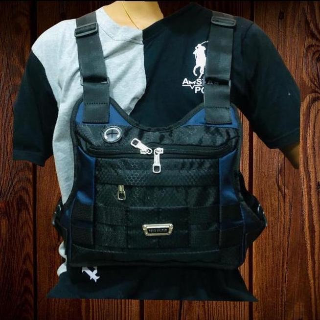 Tas Dada Pria Rompi Chest Bag Tas Dada Rompi Tas Tactical Army