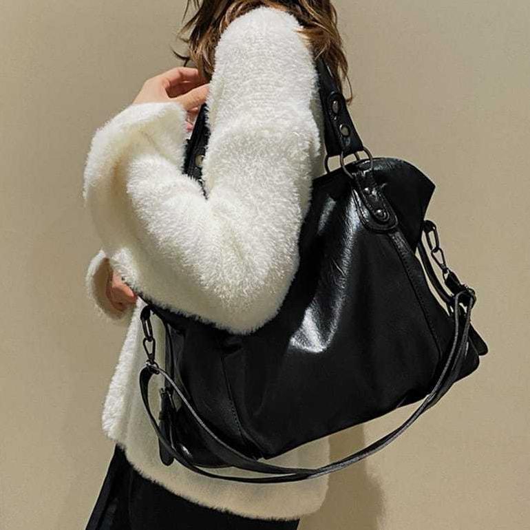 Sale Tas Tangan Kulit Coklat Totebag wanita Tas jinjing wanita serbaguna totebag jumbo