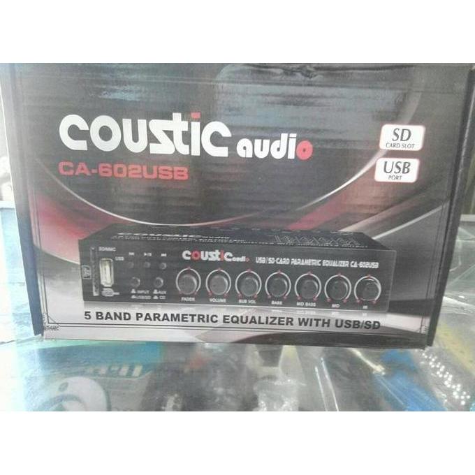 Promo PRE AMP COUSTIC EQUALIZER CA 602USB / CA602USB/ CA602 USB AUDIO MOBIL Diskon