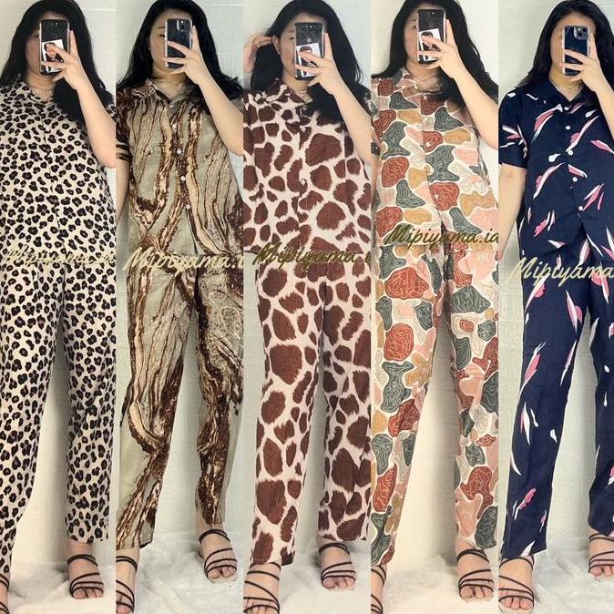 Piyama Rayon Premium / Piyama wanita / piyama rayon / baju tidur wanita / baju tidur rayon / one set