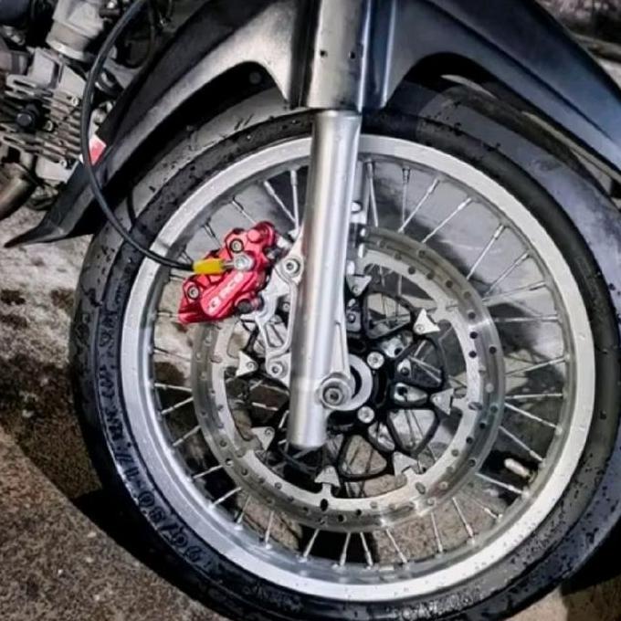 Promo breket disc 300mm supra 125 karbu kharisma supra fi supra x breket bracket kaliper nisin samur