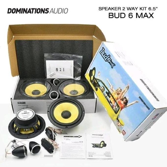 Promo Speaker 2 Way Domination Bud 6 Max ukuran 6,5 inch kevlar Diskon