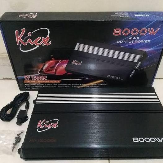 Promo power monoblock KICK HP 1200 DE power mobil subwoofer 8000 watt Diskon