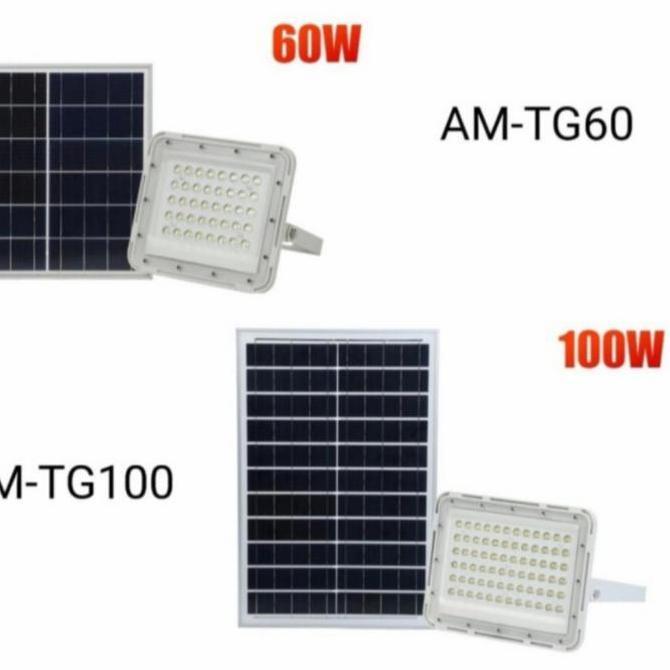 BEBAS ONGKIR - lampu led solar matahari 100w 100watt 100 watt led solar matahari