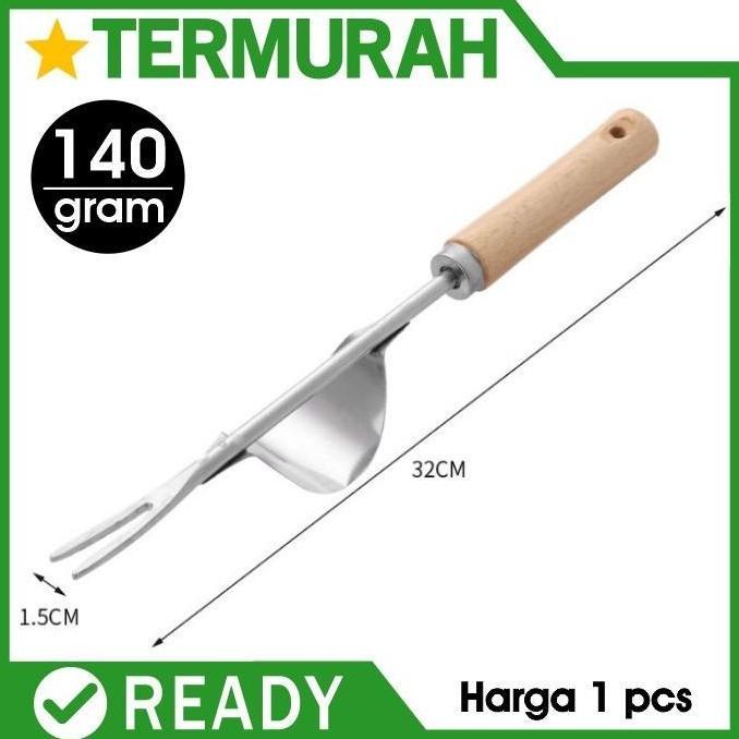 Silvergarden- Alat Pencabut Cabut Akar Rumput Tanaman Liar Manual Garpu Weeder