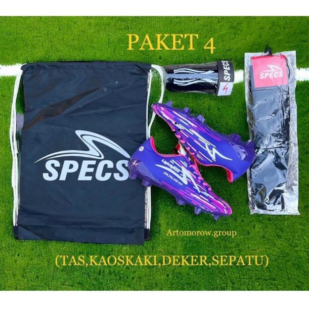 PROMO TERBARU Paket Komplit 4 Sepatu Bola Dewasa Lightspeed Reborn Putih Pink Silver Kuning Best Sel