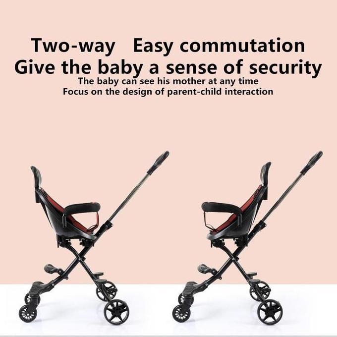 S03 FLYBB Magic Stroler Bayi Lipat Travelling Dorong Stroller Roda  Biru Merah Kursi Trike Termurah