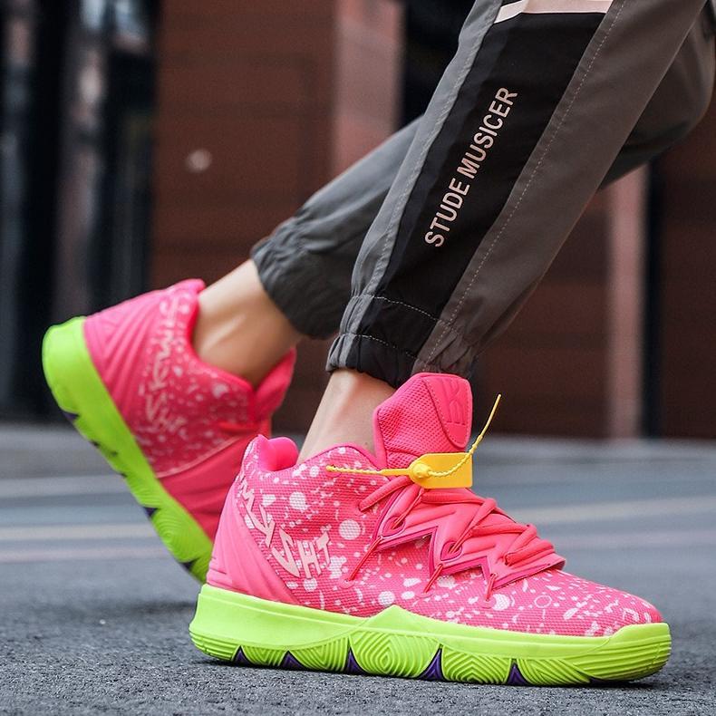HOT SEPATU BASKET KYRIE 5 Spongebob  Patrick Star basketball shoes 4 colors NBA irving 5 basketball 