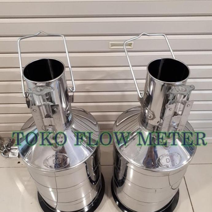 Bejana Ukur SPBU Kapasitas 20 Liter Stainless Steel