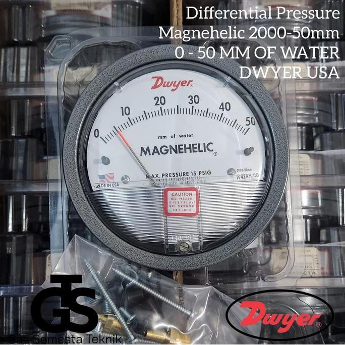 DWYER MAGNEHELIC 0 - 50 MM OF WATER | DWYER MAGNEHELIC 2-50MM