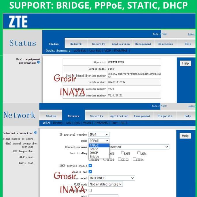 Conextic- Router Onu Epon Ont Epon Modem Wifi Zte F427 F460