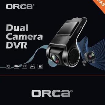 DVR dual camera ORCA car mobil kamera dashcam AHD