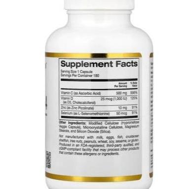 BEBAS ONGKIR - California Gold Nutrition Immune4 / California Gold Nutrition Defender 4