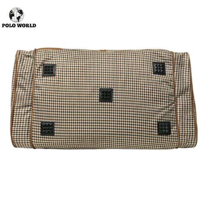 POLO WORLD -Tas Pakaian Jumbo Big Size 80L - Bahan Nilon Motif Batik Tebal dan Kuat Travel Mudik