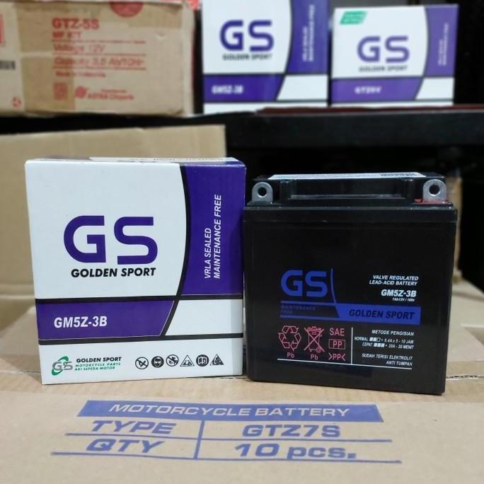 Aki Motor Supra Fit New / Lama, Supra 100Cc Gs Gm5Z-3B Mf Aki Kering