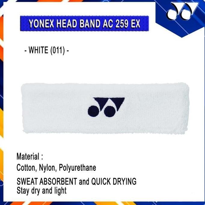 Headband / Deker Kepala Yonex AC259EX / AC 259 EX/ AC259 EX ORIGINAL
