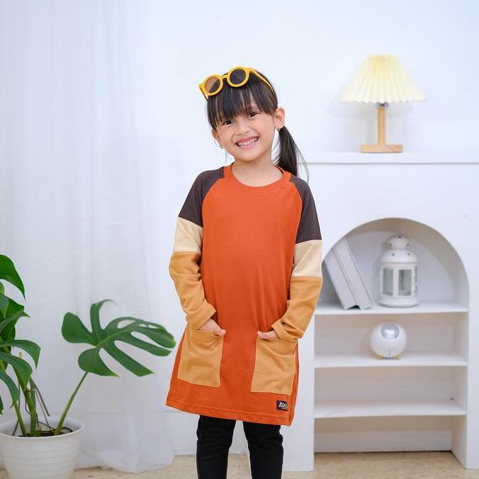 Baju Couple Keluarga Tunik Koko Dewasa Anak Baju Lebaran By Arvikids Bahan Kaos Combed Katun 30s Mus