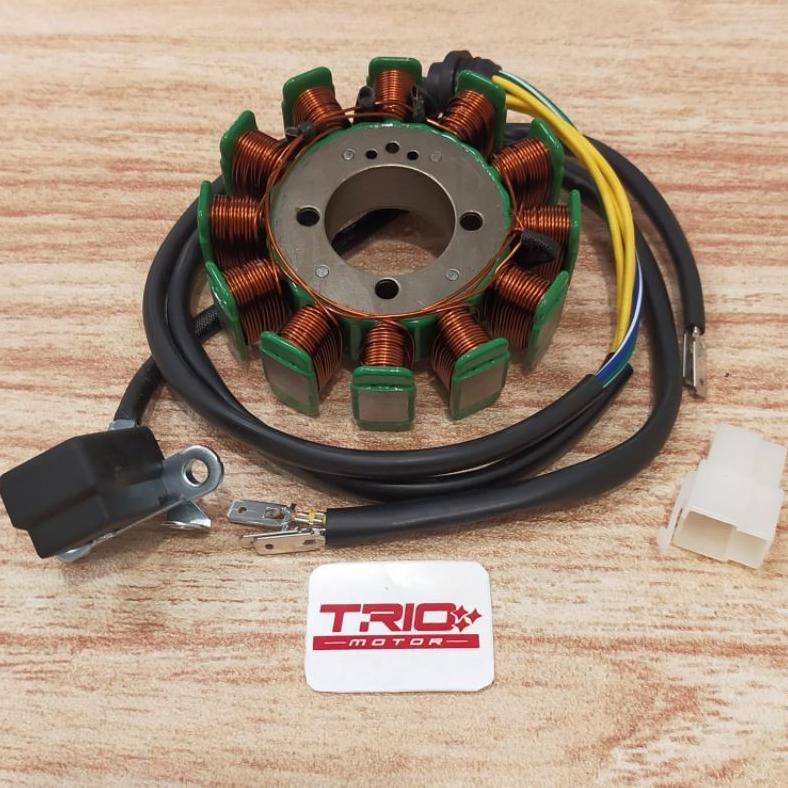spul viar 150cc 200cc 12 pole 93mm spool stator comp - sedia onderdil motor roda tiga viar kaisar ht