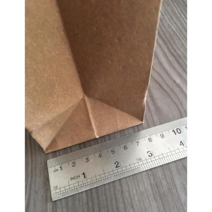 paper bag polos mini coklat