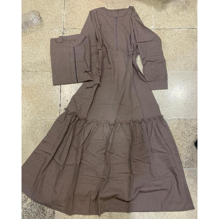 Couple Gamis Denim/Fashion Couple/Baju Pasangan Muslim/Baju koko/Gamis