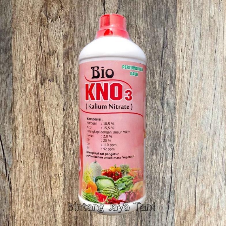 BIO KNO3 kalium Nitrate / PERTUMBUHAN DAUN 1 LITER /  DILENGKAPI ZAT PENGATUR PERTUMBUHAN UNTUK MASA