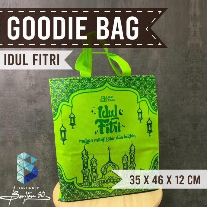 Goodie Bag Idul Fitri 35 x 46 x 12 Tas Spunbond idul Fitri Tas Kain