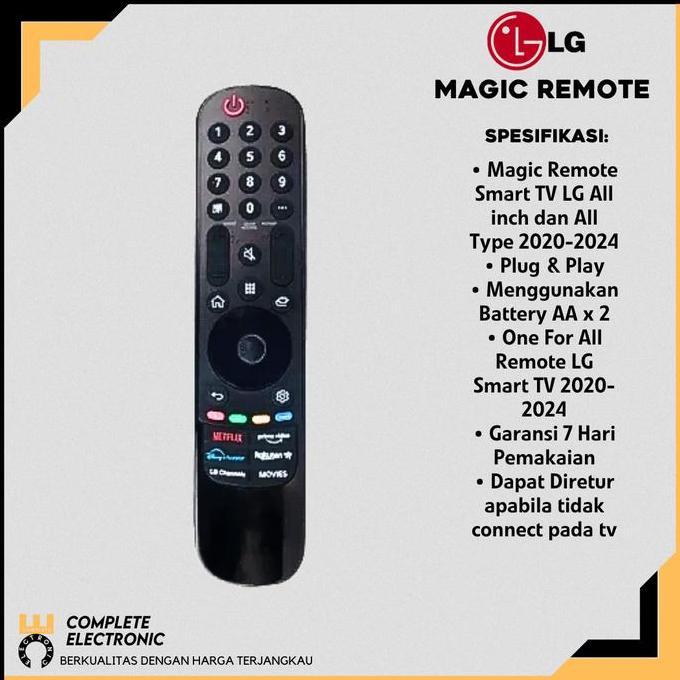 TERMURAH - Remote TV LG Remote Magic TV LG Remote Control LG Smart TV ANMR22