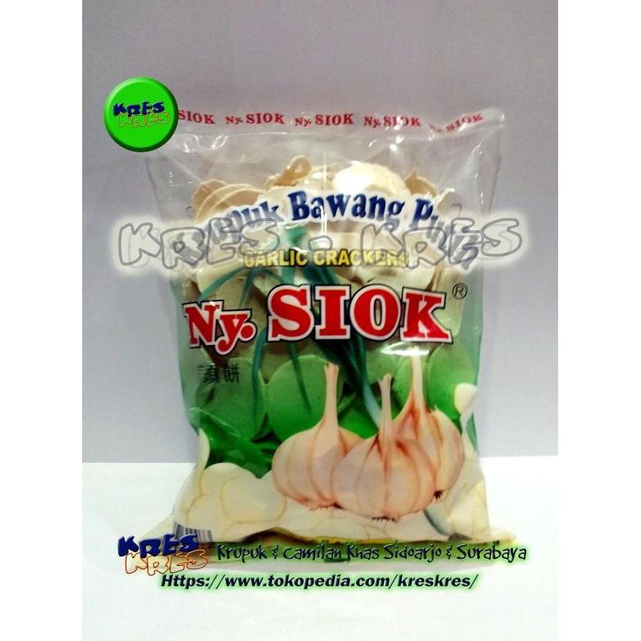 Krupuk / Kerupuk Bawang Putih Ny. Siok - 500gr