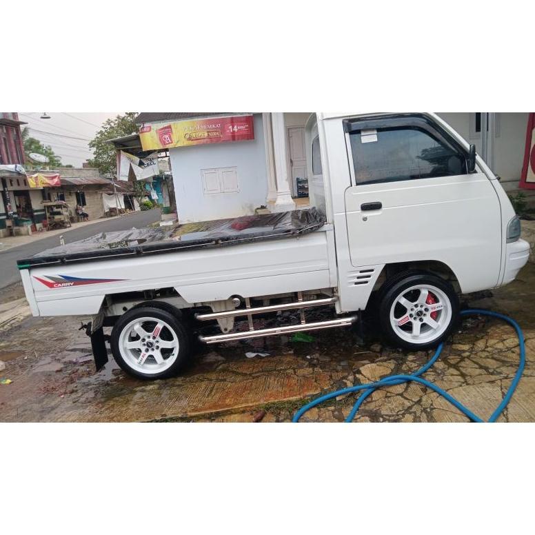 bemper futura ss samping 2baris tambahan bawan variasi kanan kiri stainles