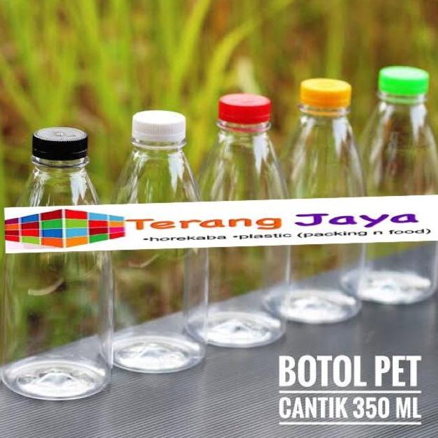 Botol jamu / susu almond 350 ml/botol minuman