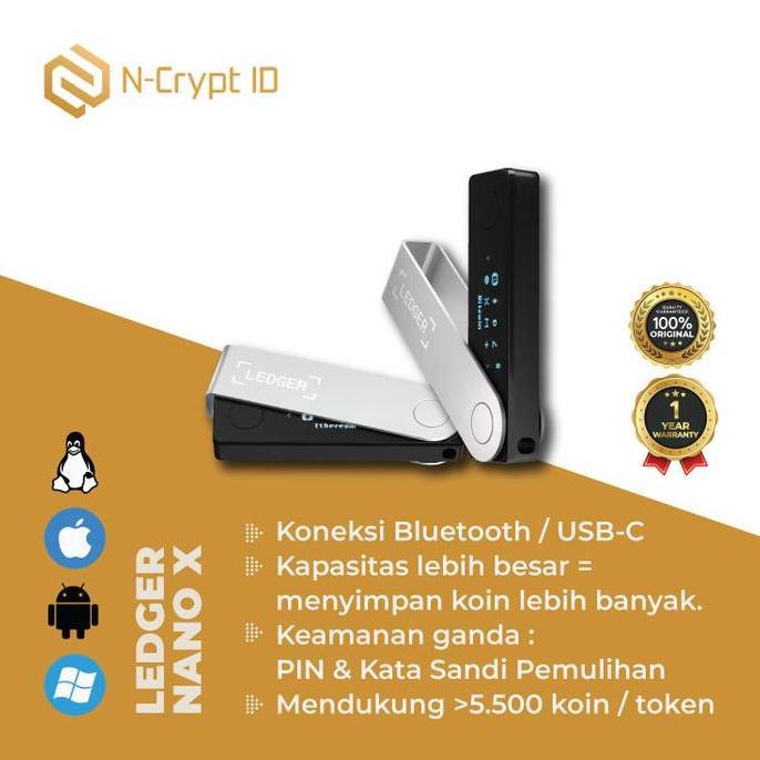 BITCOIN / CRYPTO / CRYPTOCURRENCY / BTC BINANCE ETH / LEDGER NANO X ORIGINAL DAN TERPERCAYA