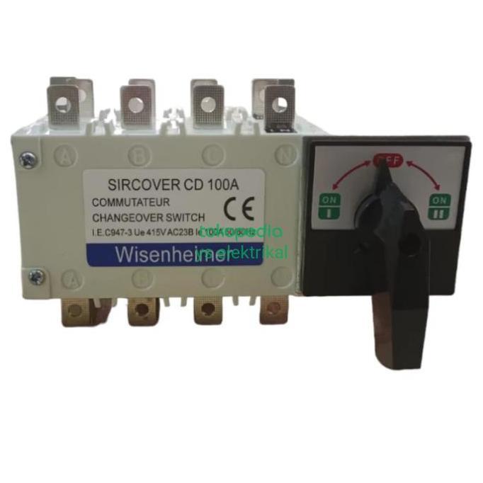 ChangeOverSwitch4P100ACosOhmSaklarManual100AmperWisenheimer Restock