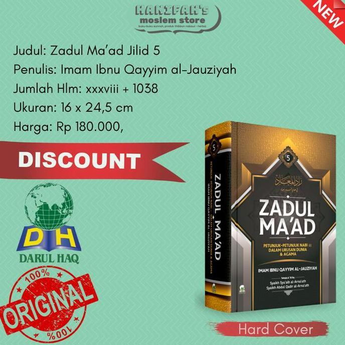 Zadul Maad / Zadul Ma Ad / Zadul Ma'ad Darul Haq Jilid 5 Original