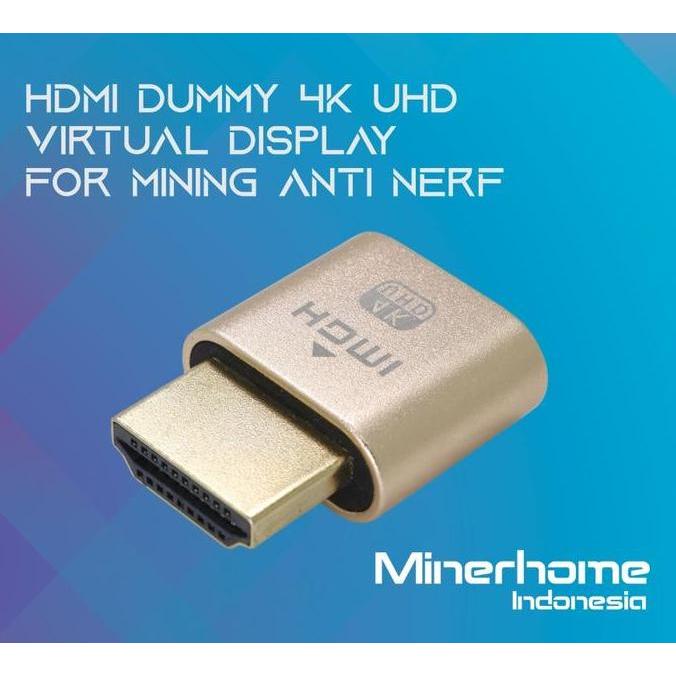 HDMI Dummy 4K UHD Virtual Display Anti Nerf for Mining Stb