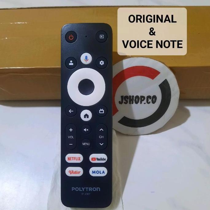 REMOTE/REMOT TV LCD LED POLYTRON 81J367 PLD 32RG9058 PLD 32TG9055 PLD 43RG9059 SMART TV ANDROID BLUE