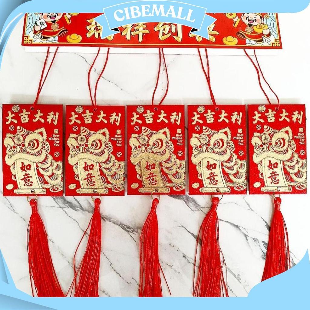 Gantungan Angpao Imlek/Hiasan Imlek/Gantungan Imlek/Angpao Imlek/Hiasan Pohon/Angpao Gantung/Angpau 
