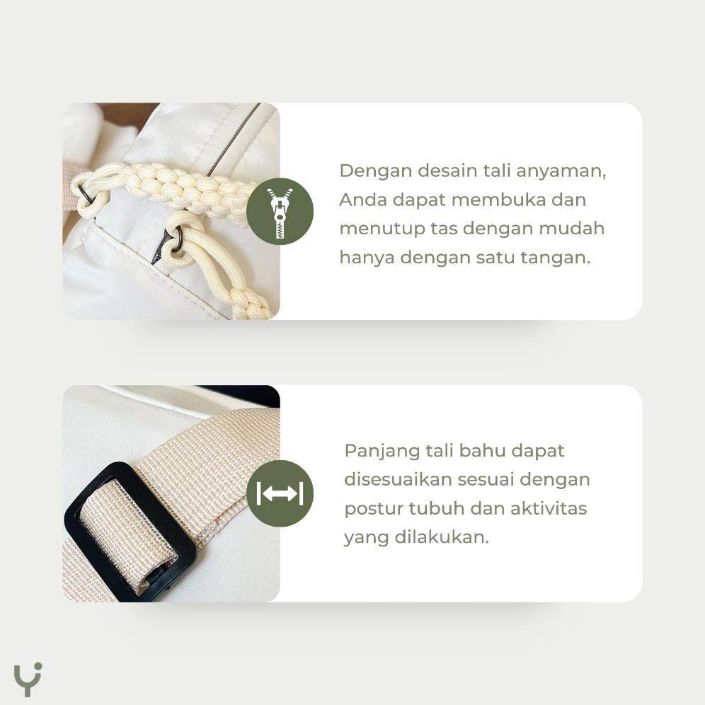 Best Deals Youra - Tas Pinggang Unisex Pria Wanita / Waist Bag Unisex / Tas Pinggang Waterproof Kore