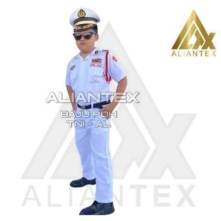 Ready ALIANTEX - PDH TNI AL laki-laki Anak ( tangan pendek)
