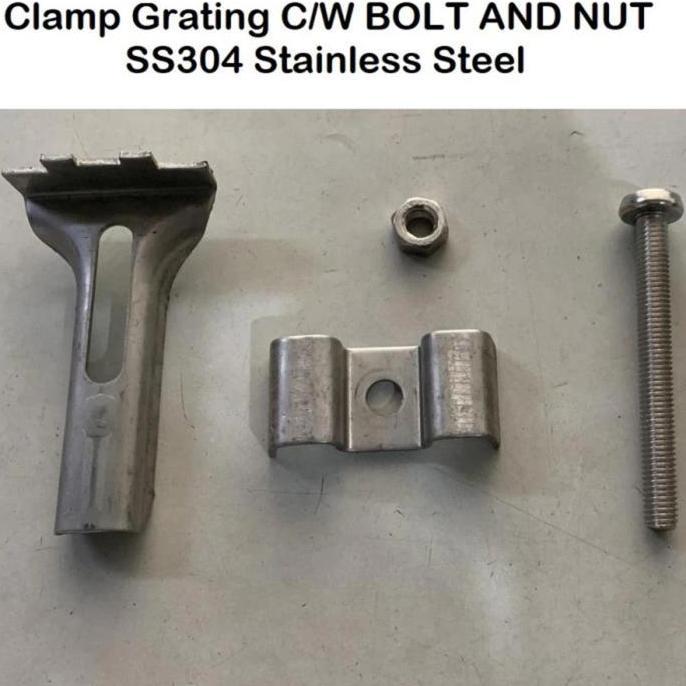 klem grating stainless/klem grating tipe A stainless