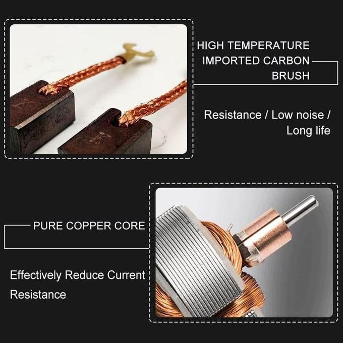 DELSMART Dinamo RS550 21V (Pilih 9/12 Gigi) untuk Berbagai Alat Cordless Bor Listrik, Obeng Baterai,