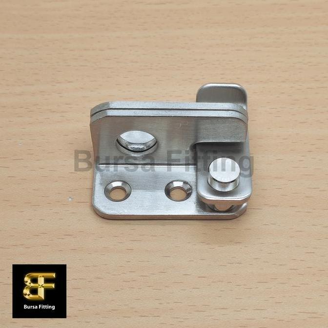 Kunci pintu geser stainless steel / grendel kait pintu sliding / grendel kunci gembok / slot pintu g