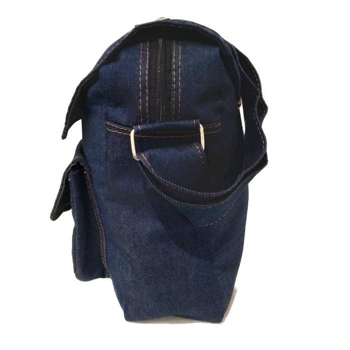 HOT PRODUCT Tas Selempang Kanvas Tas Pria Selempang  Bahan Jeans Sling Bag Tas Kanvas Denim Tas Seko
