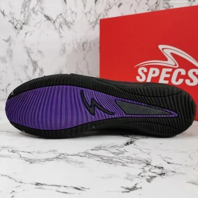 BEST SELLER SEPATU OLAHRAGA FUTSAL LIGHTSPEED HITAM UNGU SEPATU FUTSAL SPECS